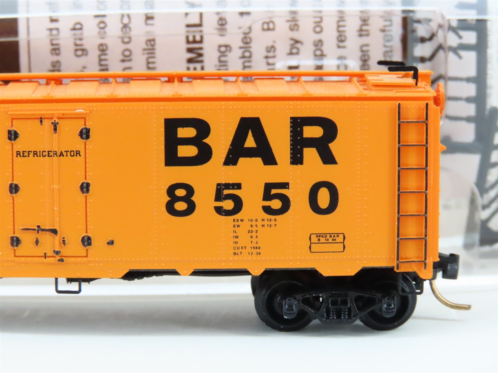 N Micro-Trains MTL 59020 BAR Bangor & Aroostook 40' Steel Side Ice Reefer #8550