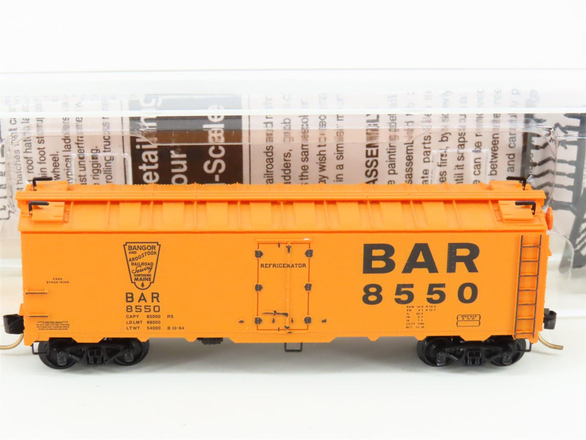 N Micro-Trains MTL 59020 BAR Bangor &amp; Aroostook 40&#39; Steel Side Ice Reefer #8550