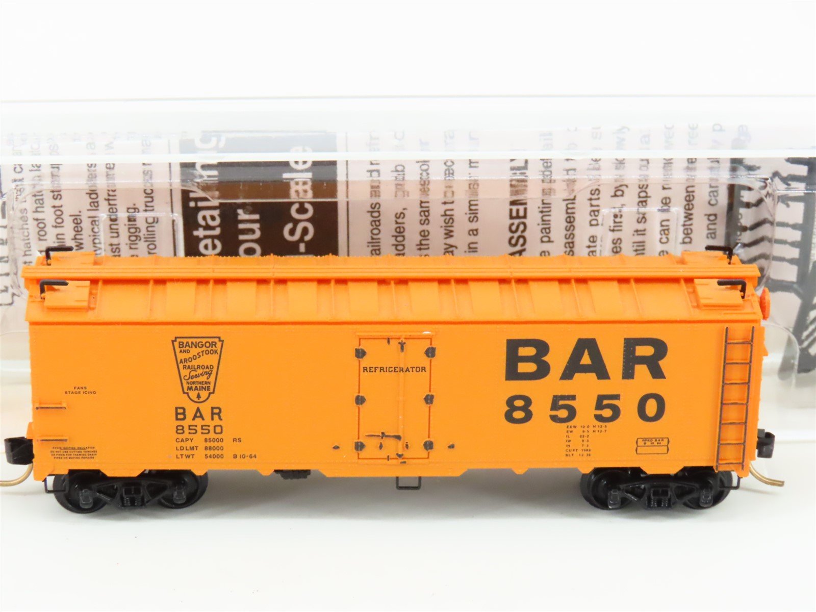 N Micro-Trains MTL 59020 BAR Bangor & Aroostook 40' Steel Side Ice Reefer #8550
