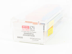 N Micro-Trains MTL 59020 BAR Bangor & Aroostook 40' Steel Side Ice Reefer #8550