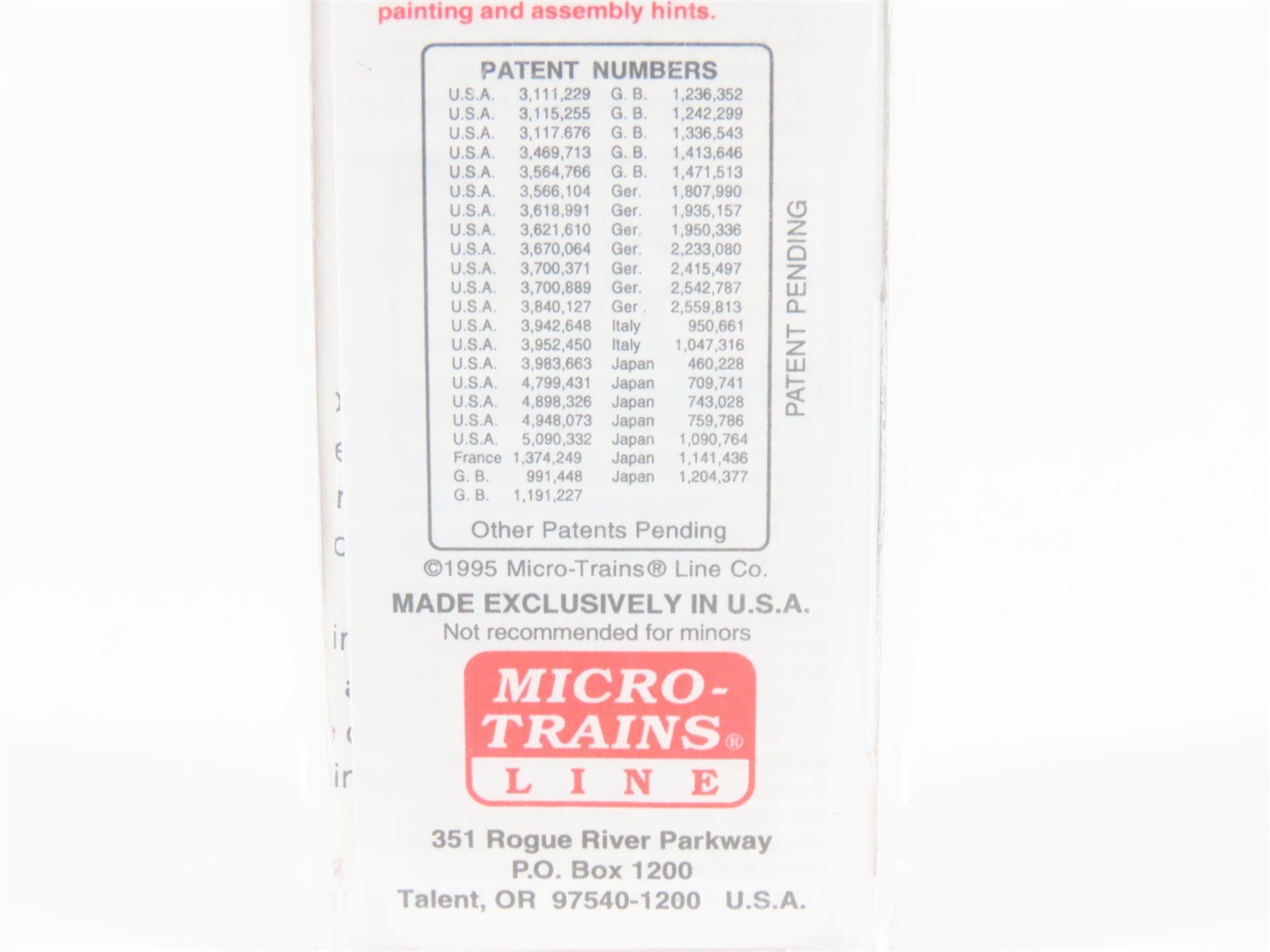 N Micro-Trains MTL 59010 PFE Pacific Fruit Express 40' Steel Ice Reefer #40400