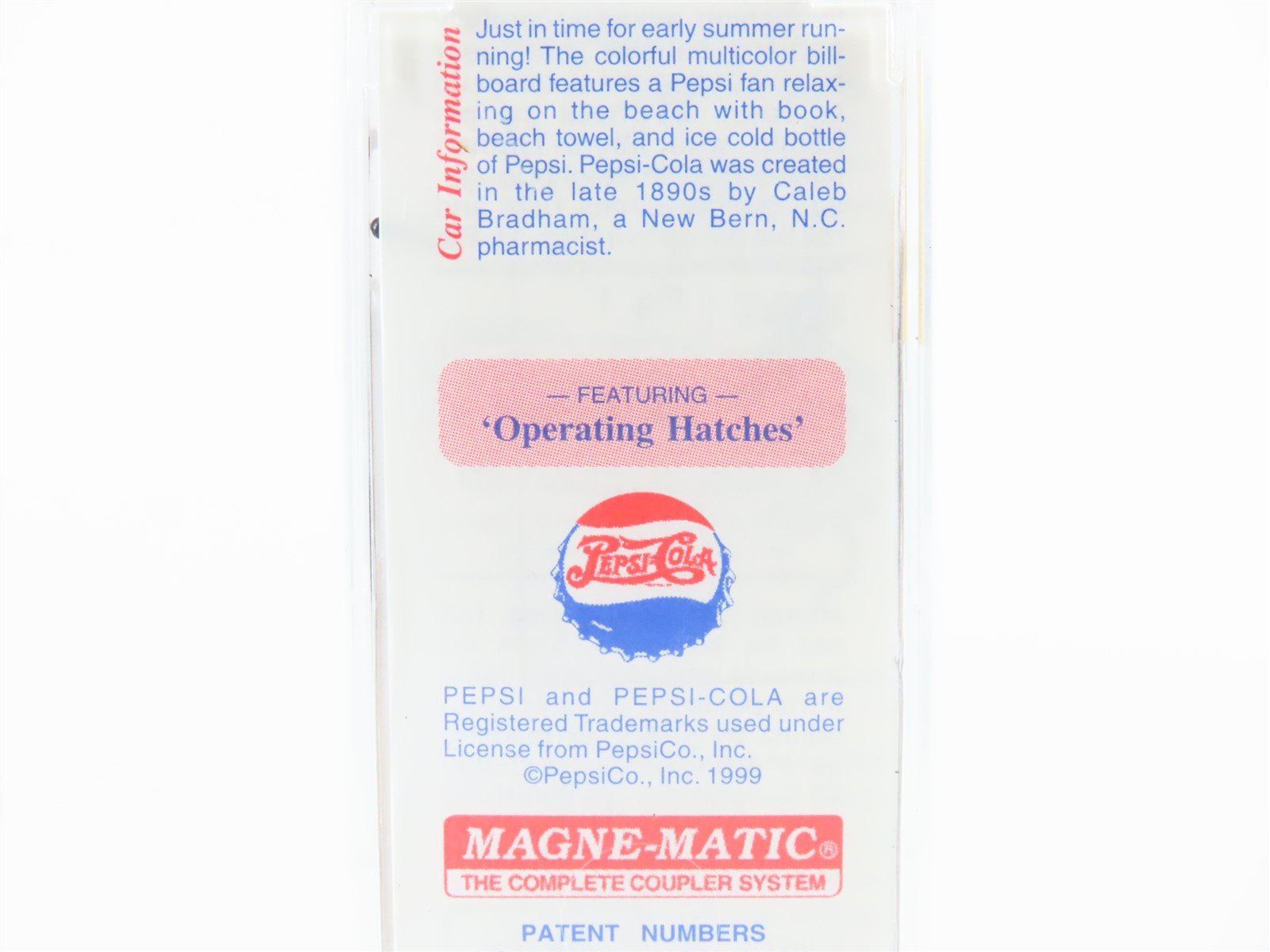 N Micro-Trains MTL 59550 PCEX Pepsi-Cola Billboard 40' Steel Ice Reefer #59505