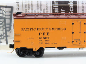N Micro-Trains MTL 59520 PFE Pacific Fruit Express 40' Steel Ice Reefer #41507