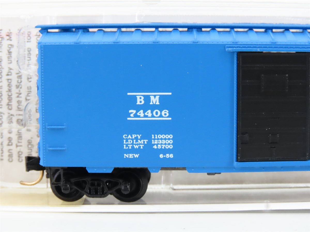 N Scale Micro-Trains MTL 20140 B&amp;M Boston &amp; Maine 40&#39; Box Car #74406