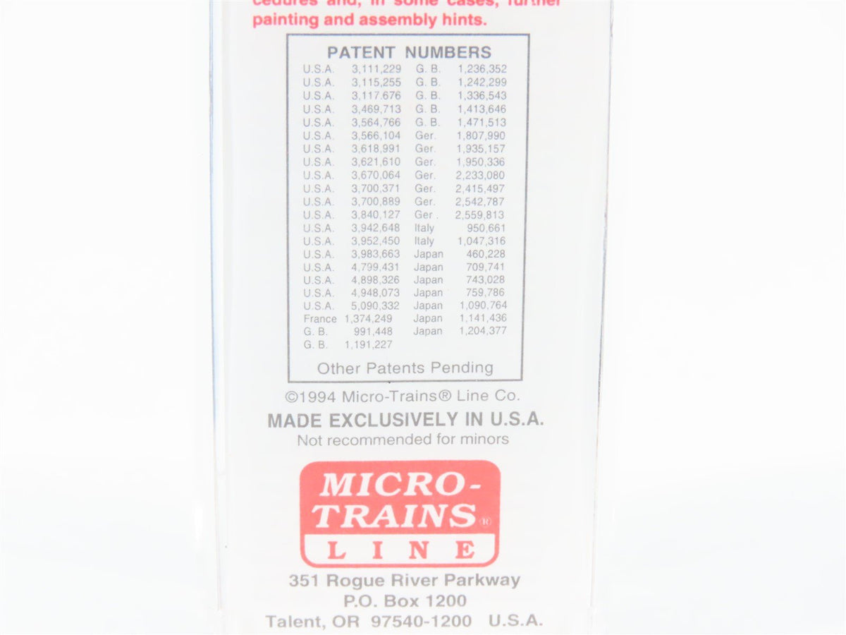 N Scale Micro-Trains MTL 20140 B&amp;M Boston &amp; Maine 40&#39; Box Car #74406