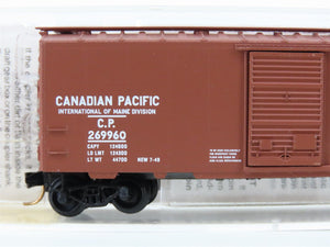 N Micro-Trains MTL 20136 CP Canadian Pacific 40' Single Door Box Car #269960