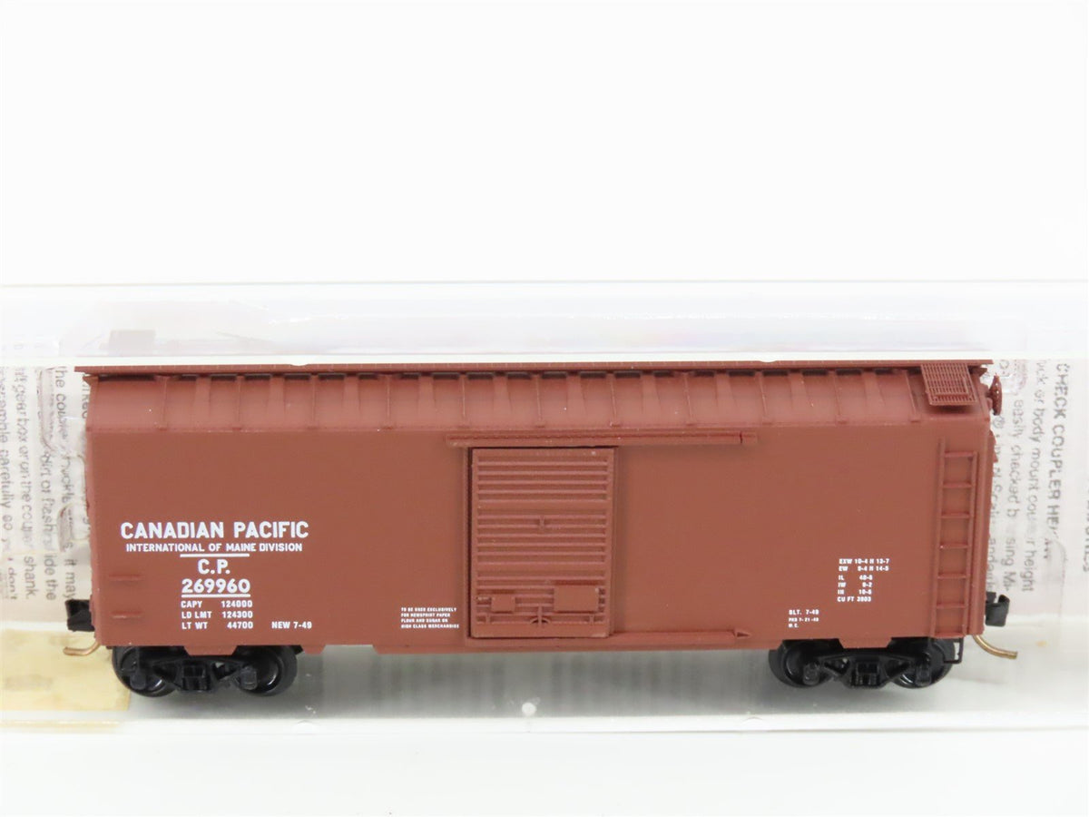 N Micro-Trains MTL 20136 CP Canadian Pacific 40&#39; Single Door Box Car #269960