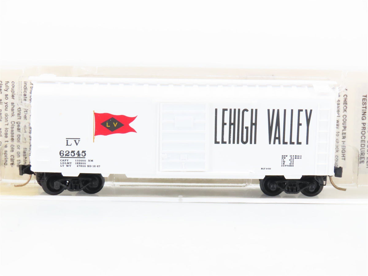 N Scale Micro-Trains MTL 20126 LV Lehigh Valley 40&#39; Single Door Box Car #62545