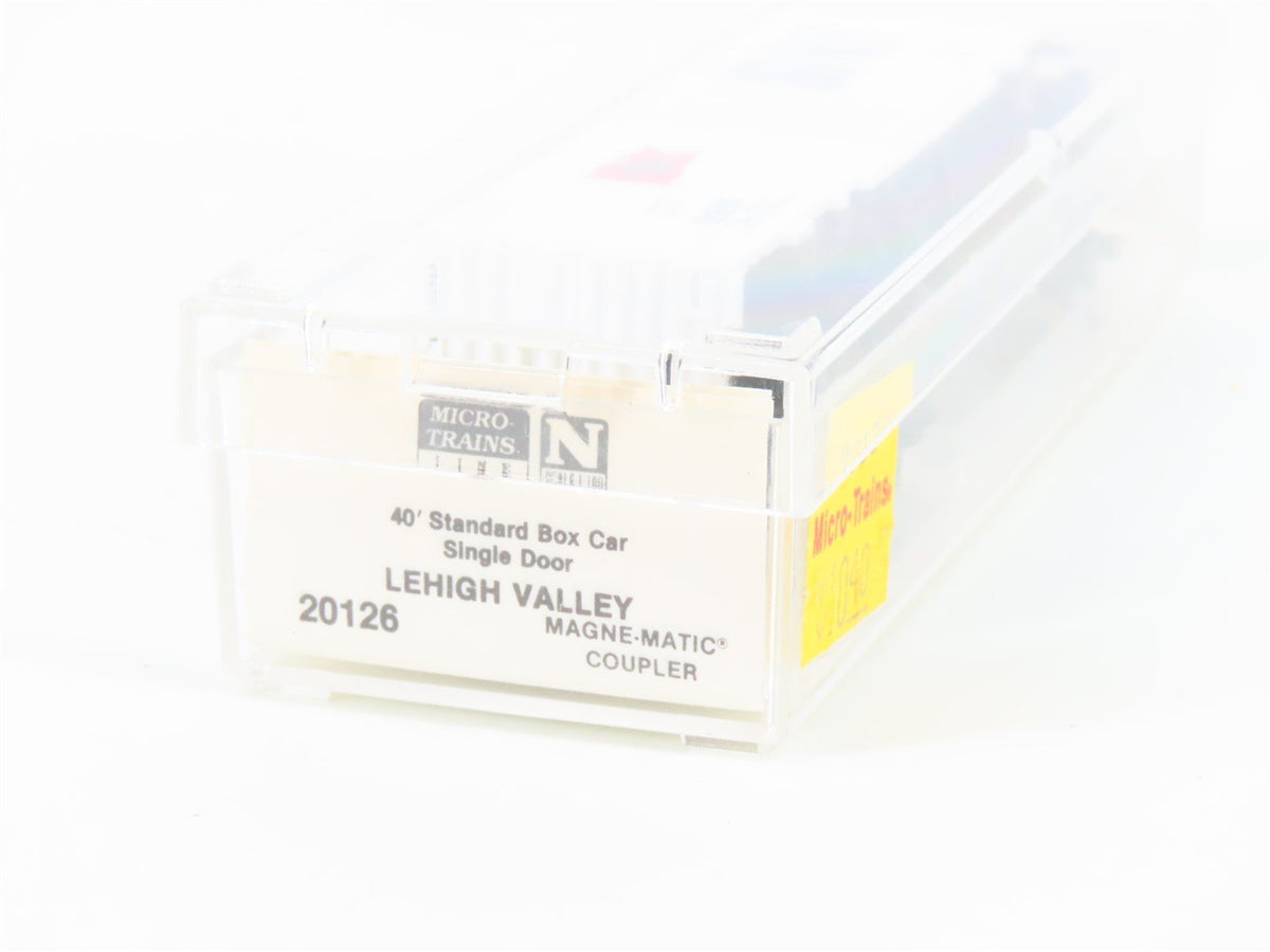 N Scale Micro-Trains MTL 20126 LV Lehigh Valley 40&#39; Single Door Box Car #62545