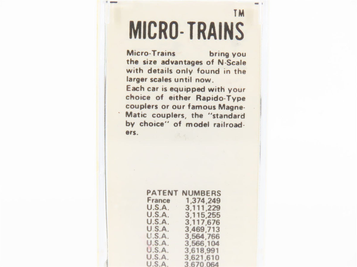 N Kadee Micro-Trains MTL 20050 ATSF Santa Fe &quot;Scout / Map&quot; 40&#39; Box Car #144430