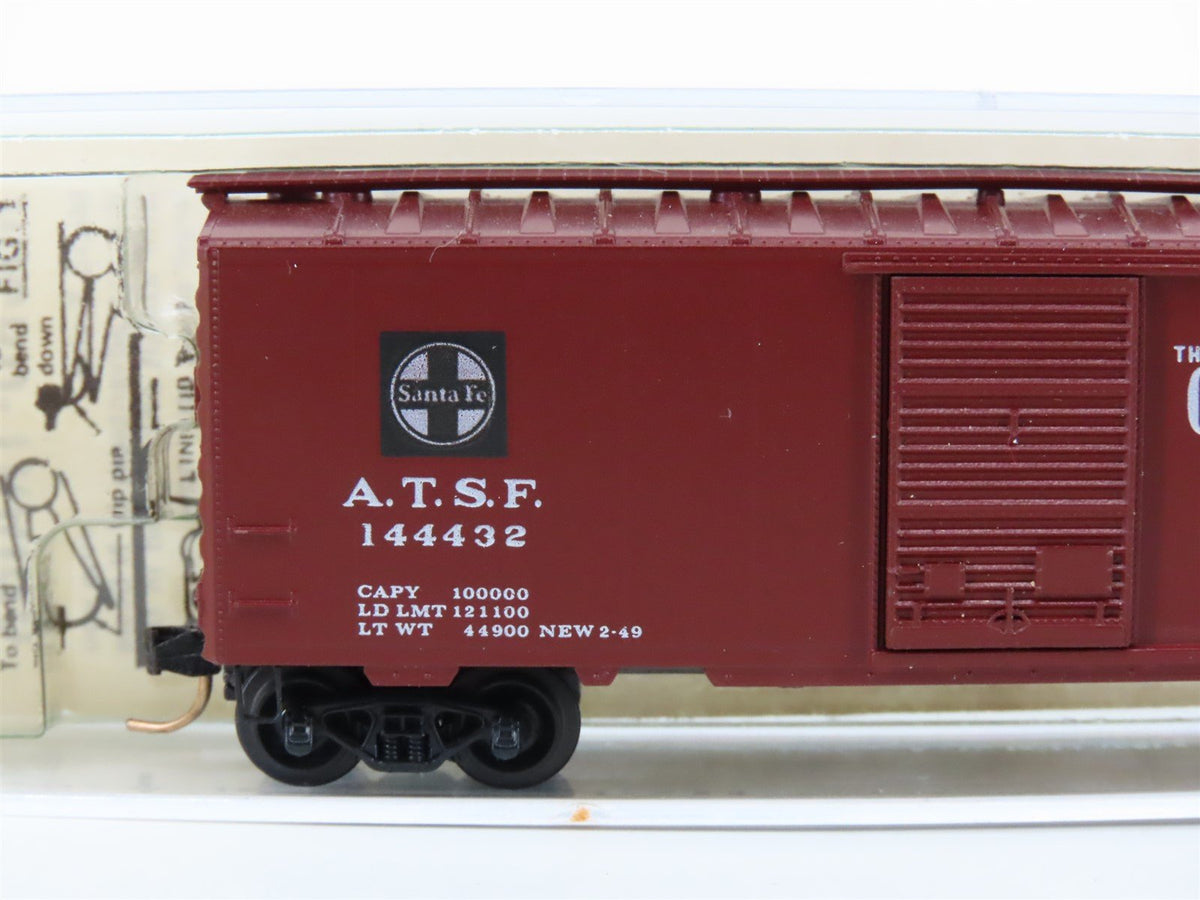 N Kadee Micro-Trains MTL 20060 ATSF &quot;Grand Canyon / Map&quot; 40&#39; Box Car #144432
