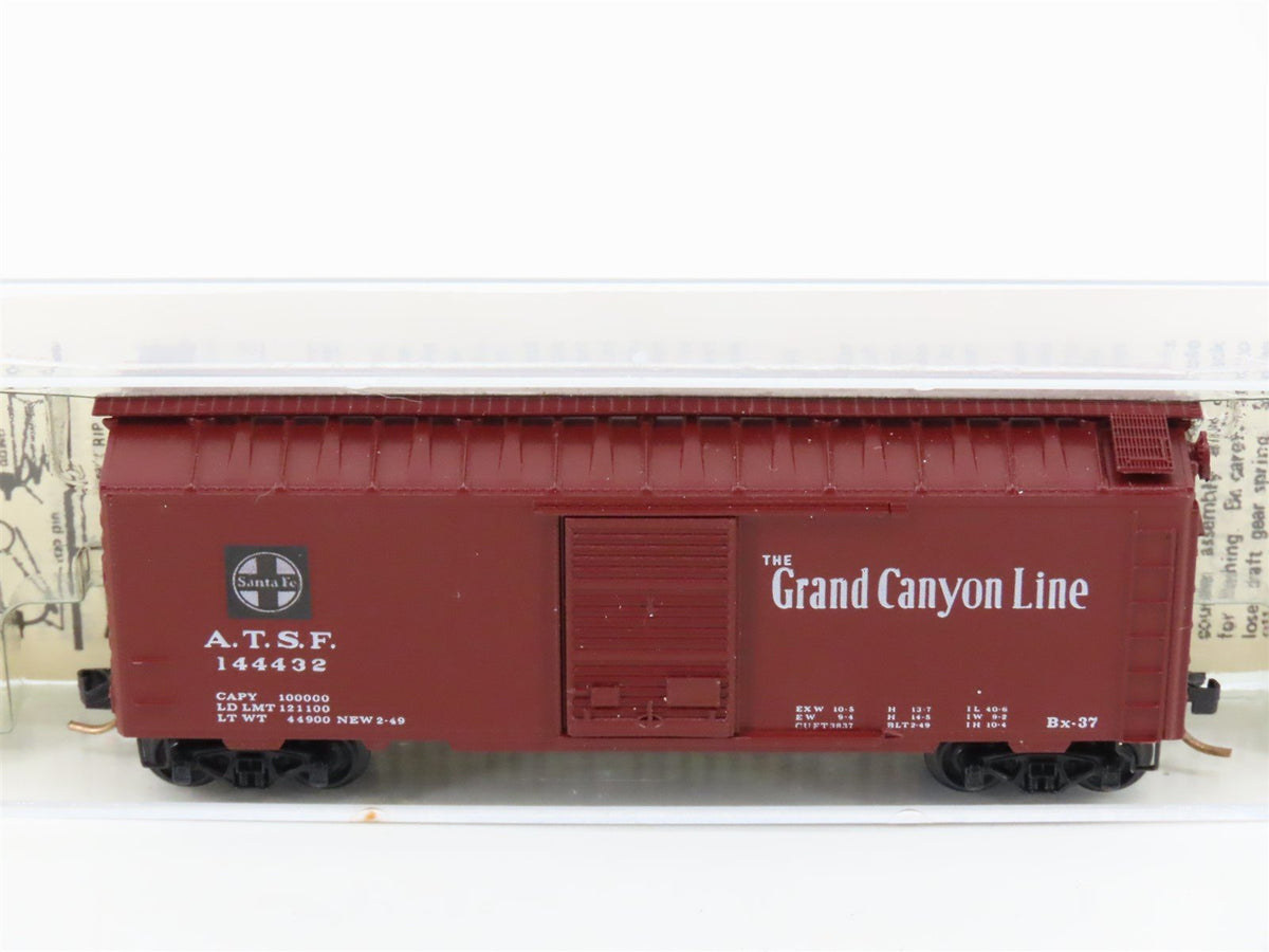 N Kadee Micro-Trains MTL 20060 ATSF &quot;Grand Canyon / Map&quot; 40&#39; Box Car #144432