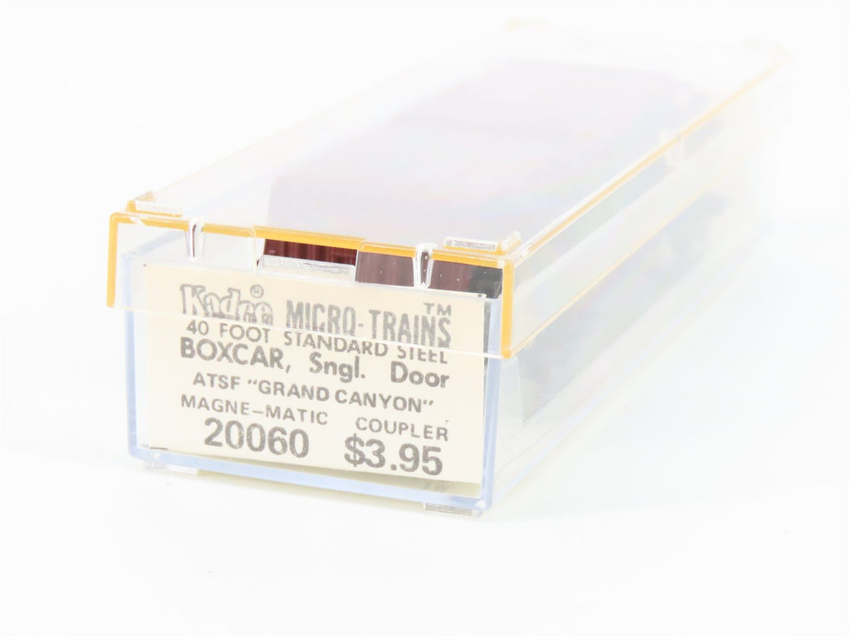 N Kadee Micro-Trains MTL 20060 ATSF &quot;Grand Canyon / Map&quot; 40&#39; Box Car #144432