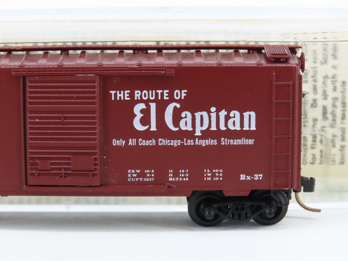 N Kadee Micro-Trains MTL 20040 ATSF &quot;El Capitan / Map&quot; 40&#39; Box Car #144582