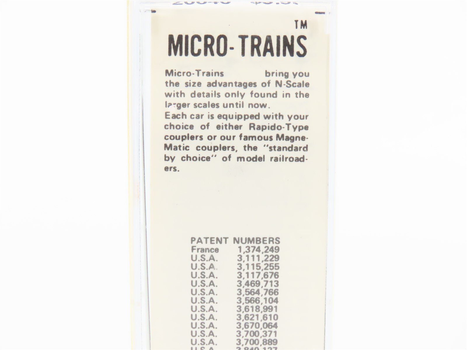 N Kadee Micro-Trains MTL 20040 ATSF 