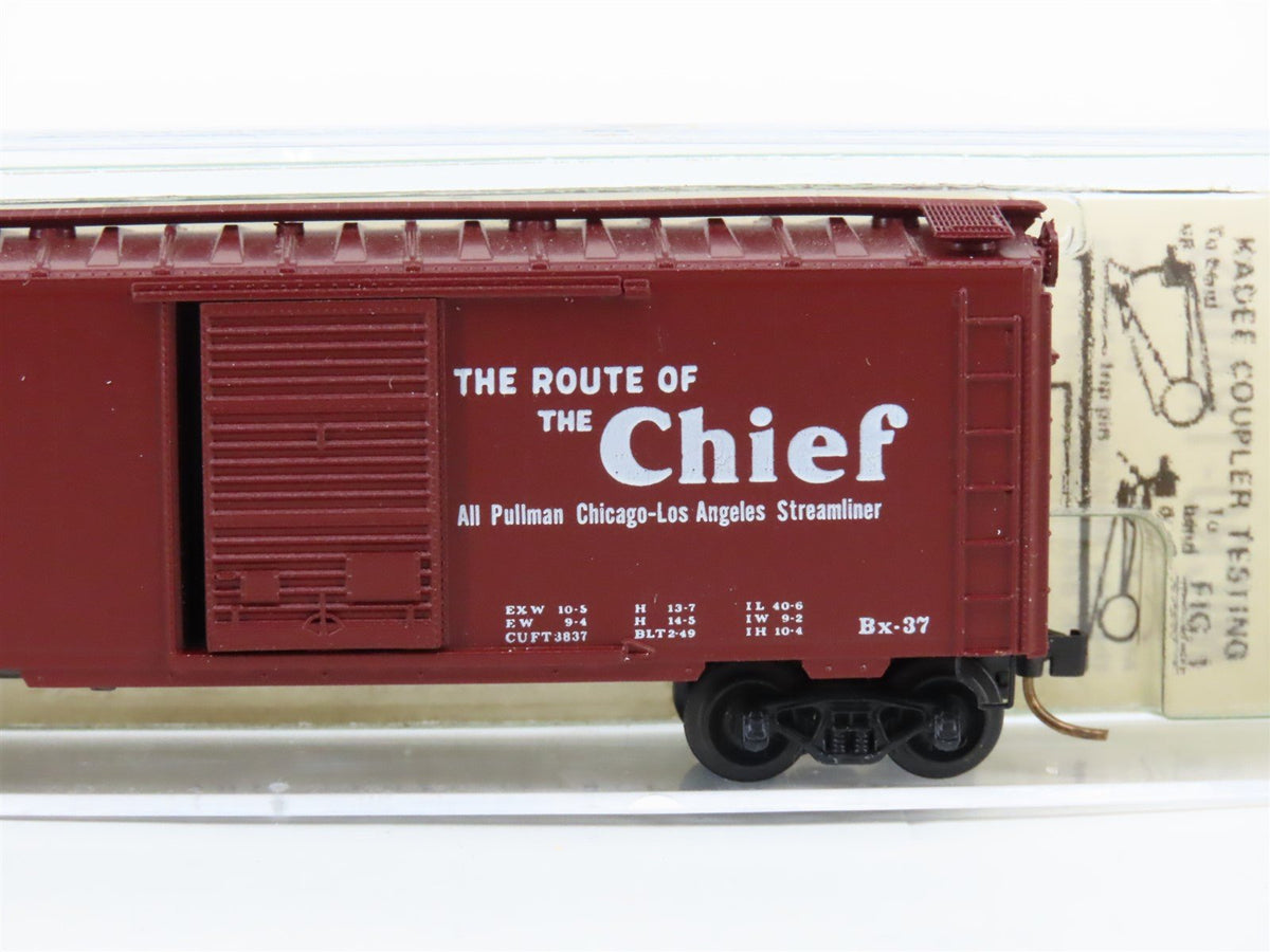 N Kadee Micro-Trains MTL 20030 ATSF Santa Fe &quot;Chief / Map&quot; 40&#39; Box Car #144699