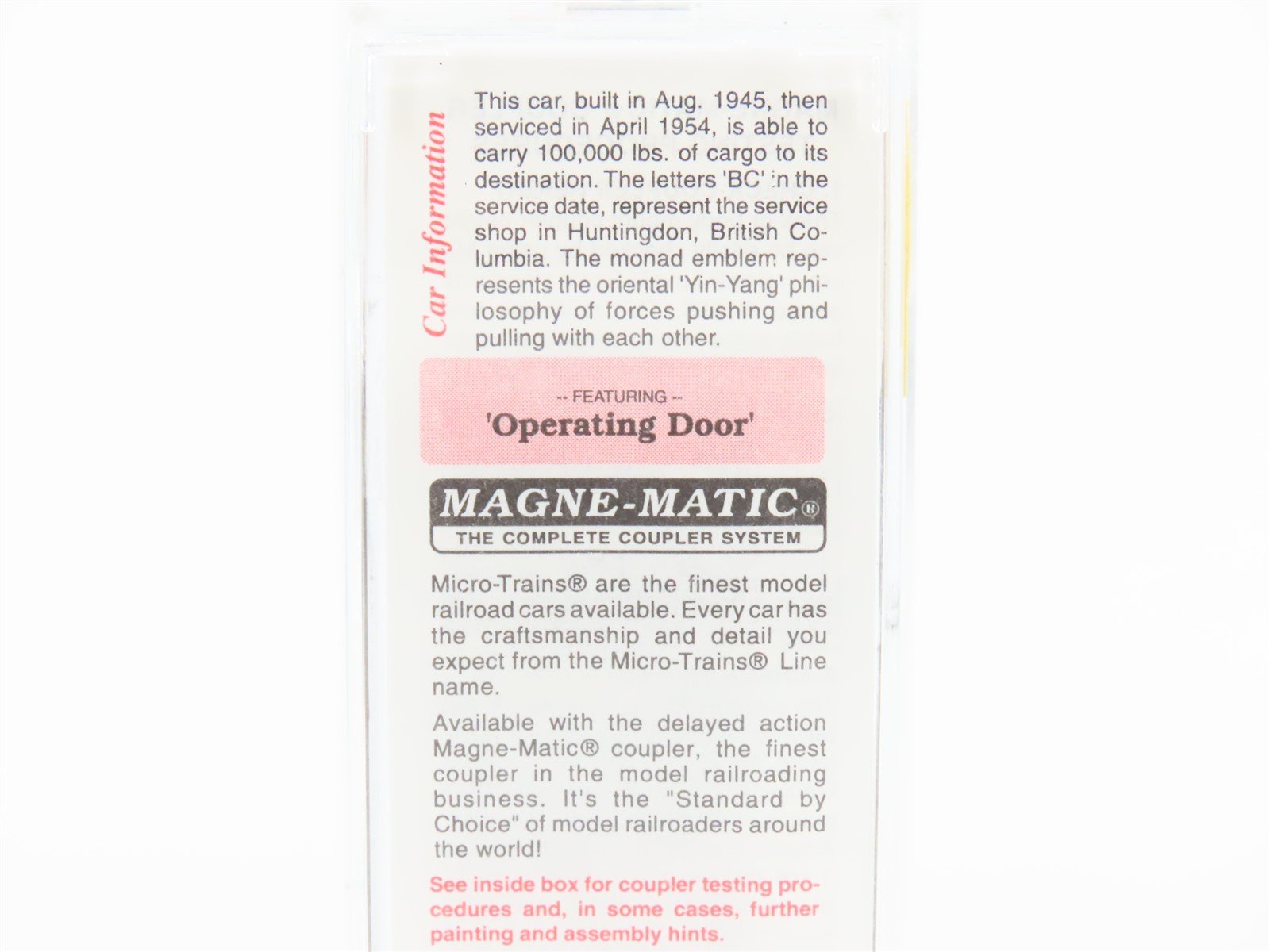 N Micro-Trains MTL 20236 NP Northern Pacific 