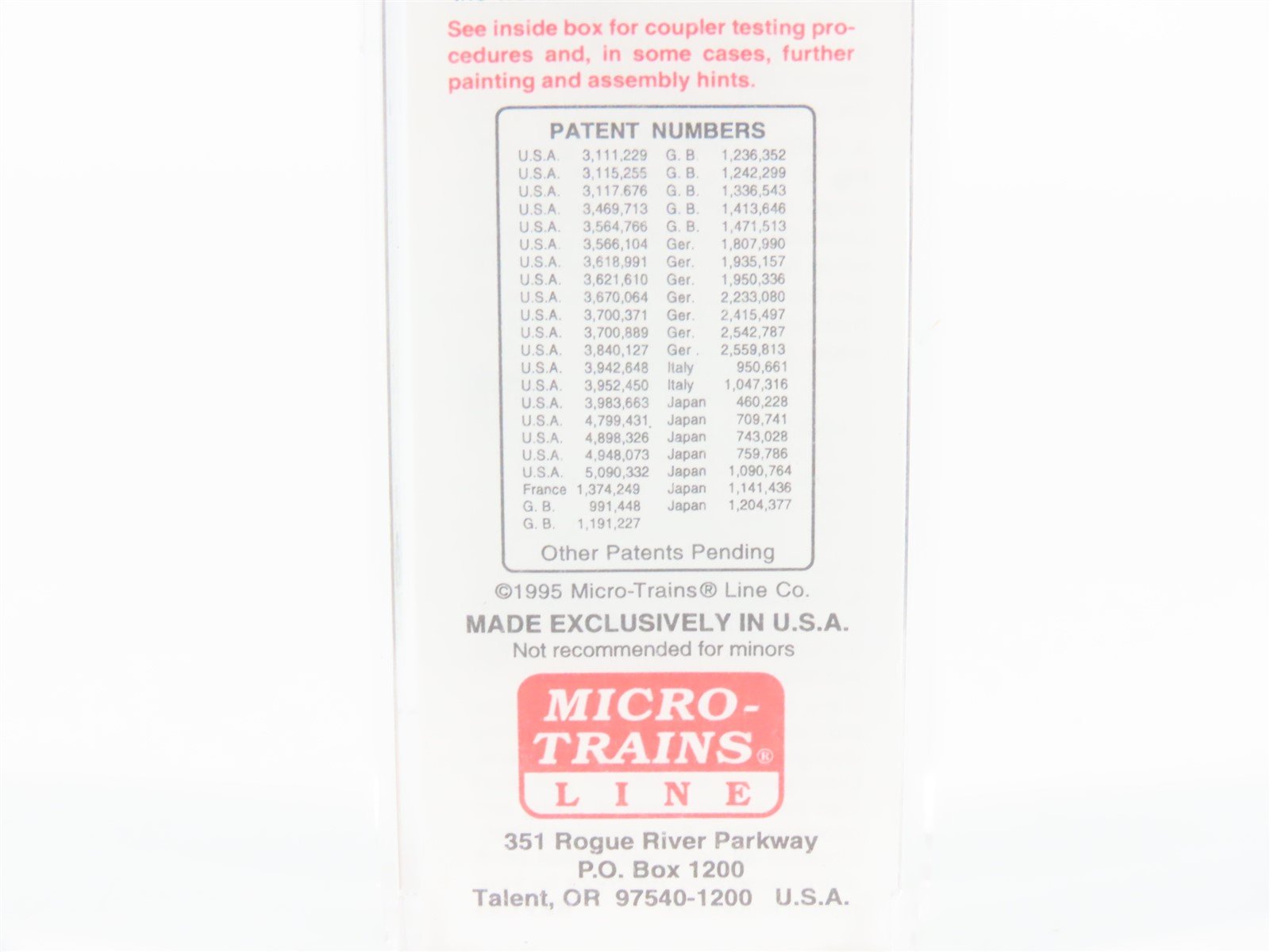 N Micro-Trains MTL 20236 NP Northern Pacific 