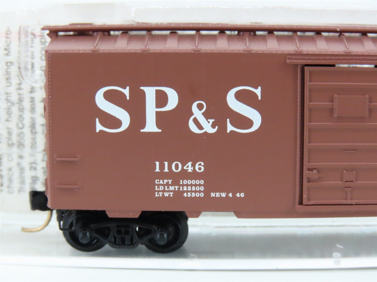 N Micro-Trains MTL 20216 SP&amp;S Spokane Portland &amp; Seattle 40&#39; Box Car #11046