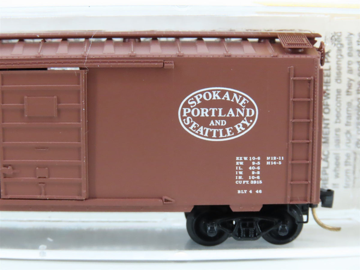 N Micro-Trains MTL 20216 SP&amp;S Spokane Portland &amp; Seattle 40&#39; Box Car #11046