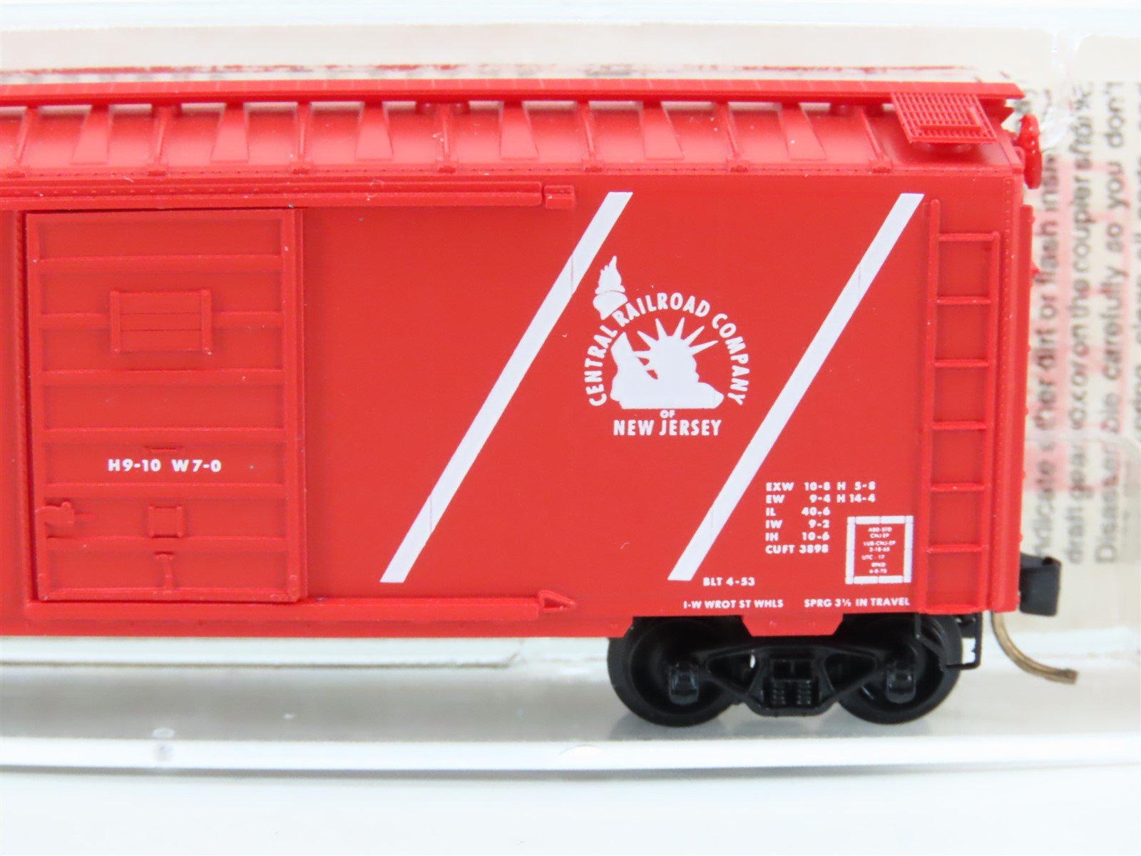 N Scale Micro-Trains MTL 20196 CNJ Jersey Central 40' Single Door Box Car #20505