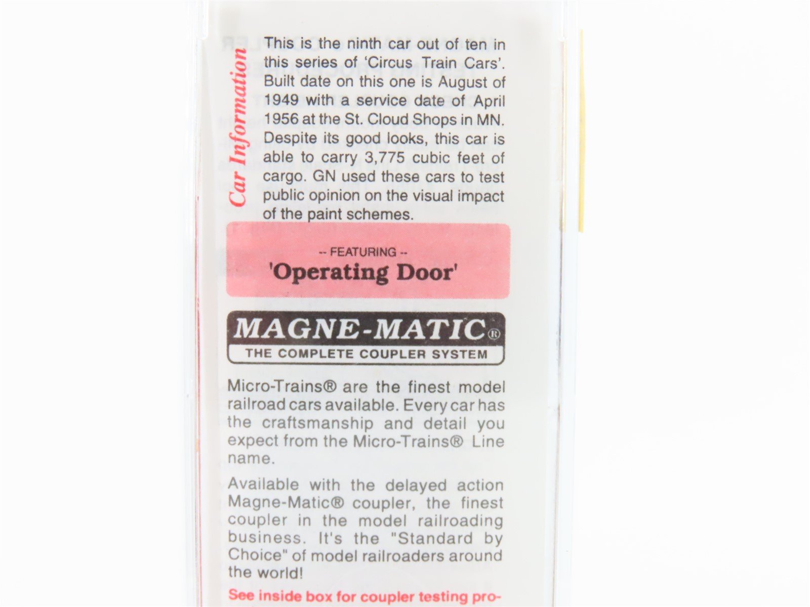 N Scale Micro-Trains MTL 20176 GN Great Northern 