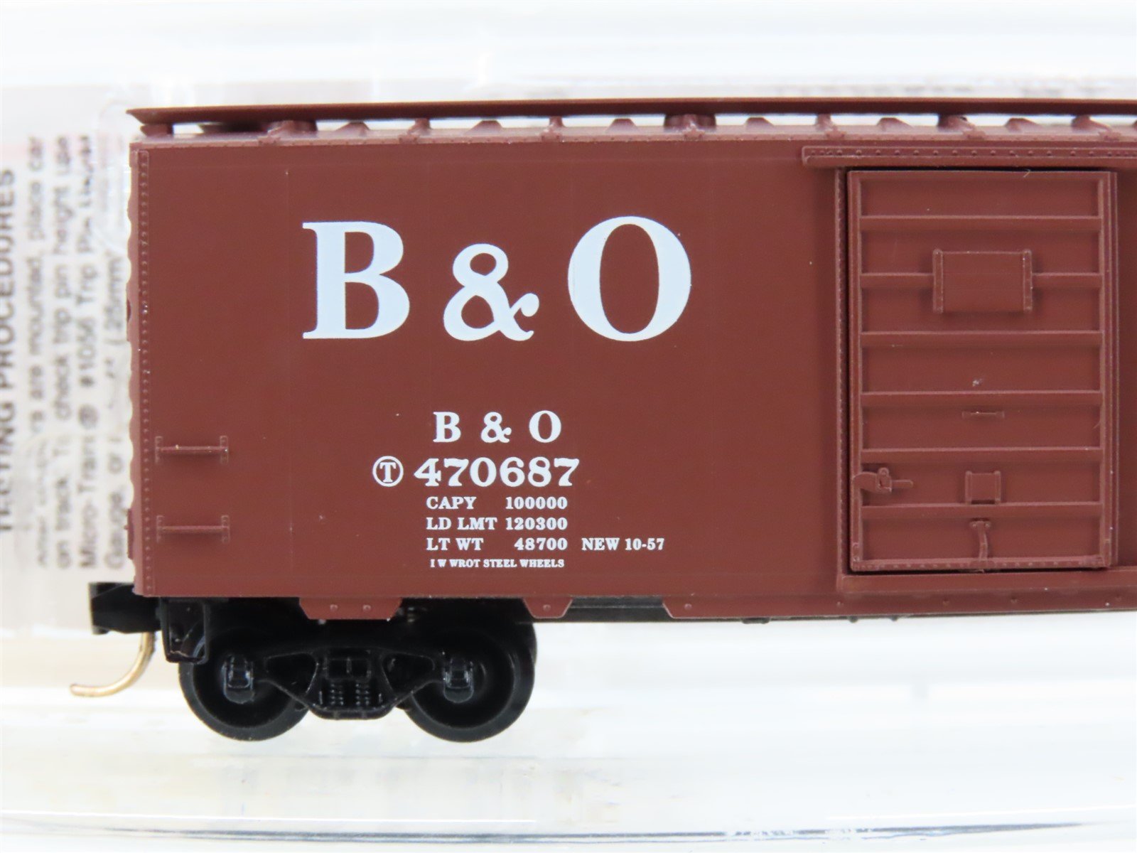 N Micro-Trains MTL 20346 B&O Baltimore & Ohio 