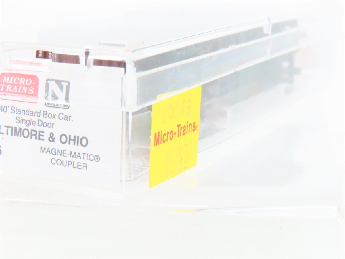 N Micro-Trains MTL 20346 B&amp;O Baltimore &amp; Ohio &quot;Time-Saver&quot; 40&#39; Box Car #470687