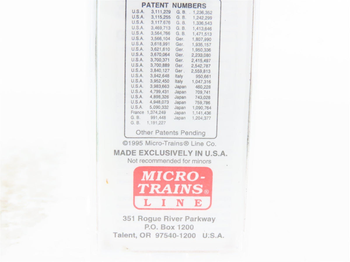 N Micro-Trains MTL 20306 BN Burlington Northern 40&#39; Single Door Box Car #189284