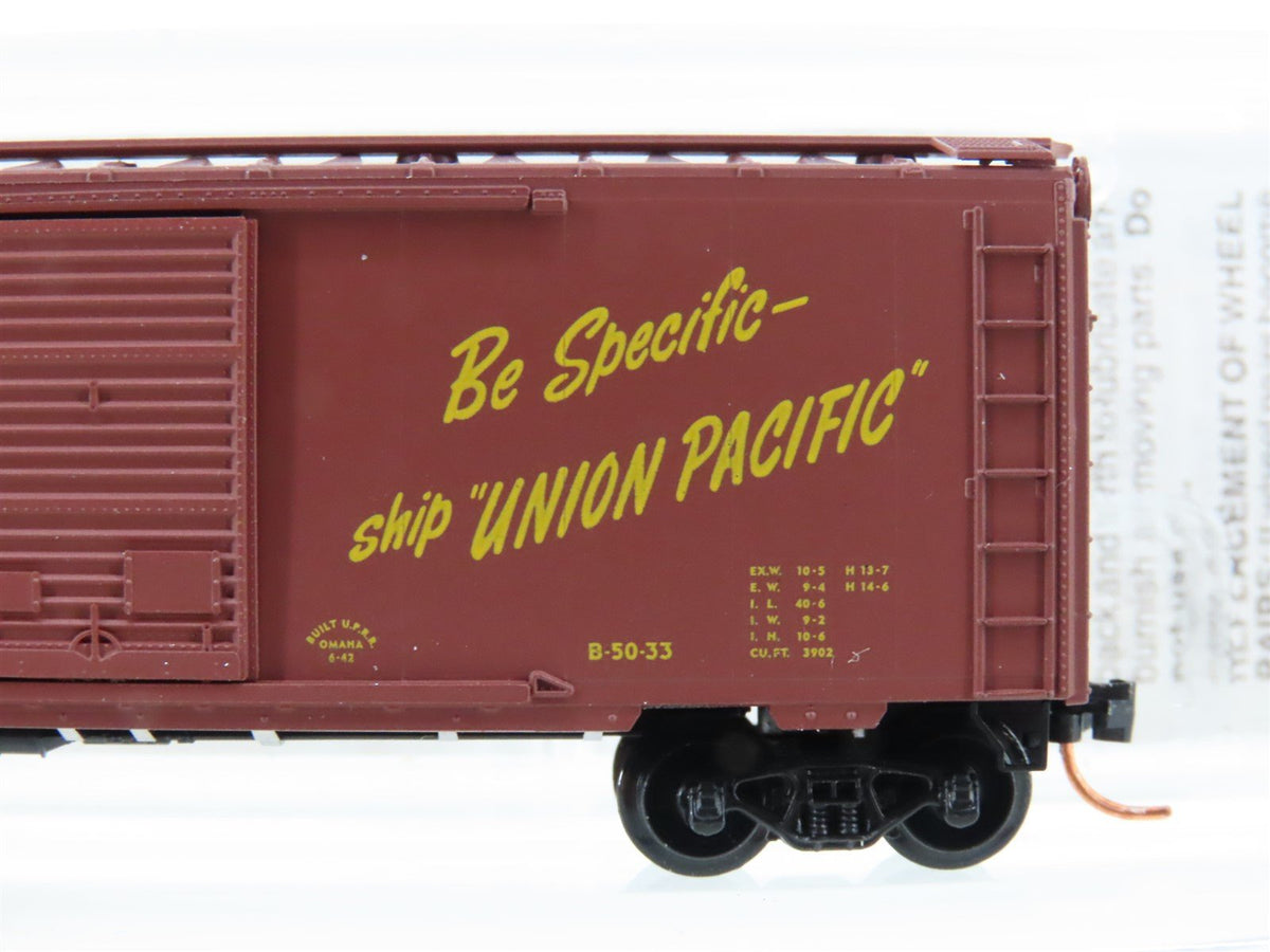N Scale Micro-Trains MTL 20296 UP Union Pacific 40&#39; Single Door Box Car #193450