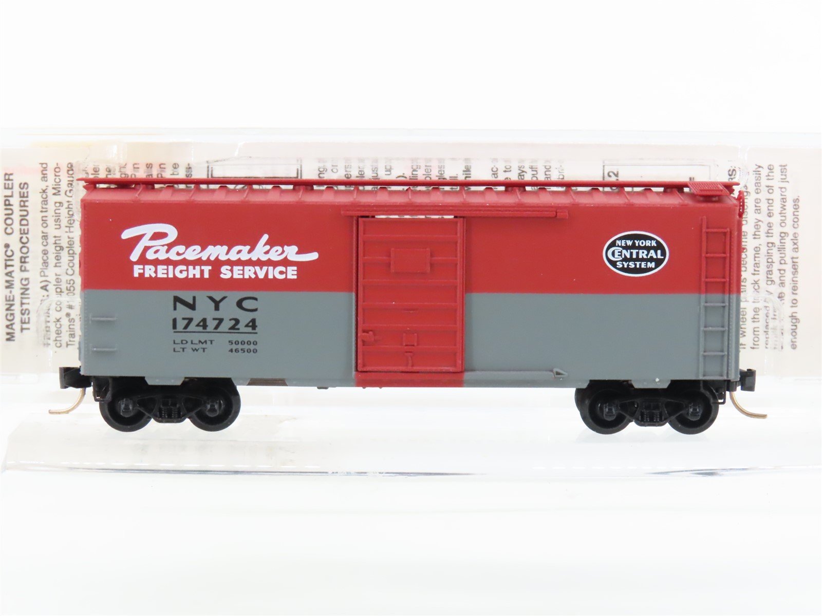 N Micro-Trains MTL 20240 NYC New York Central "Pacemaker" 40' Box Car #174724