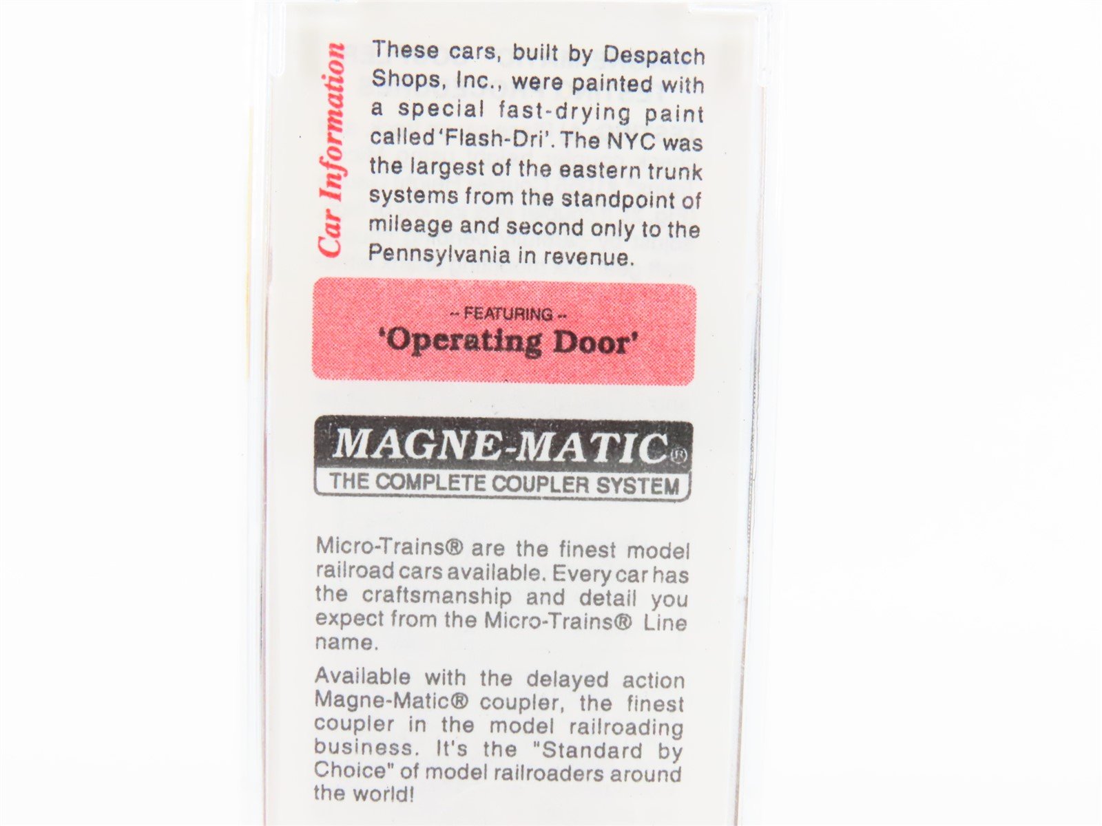 N Micro-Trains MTL 20240 NYC New York Central 
