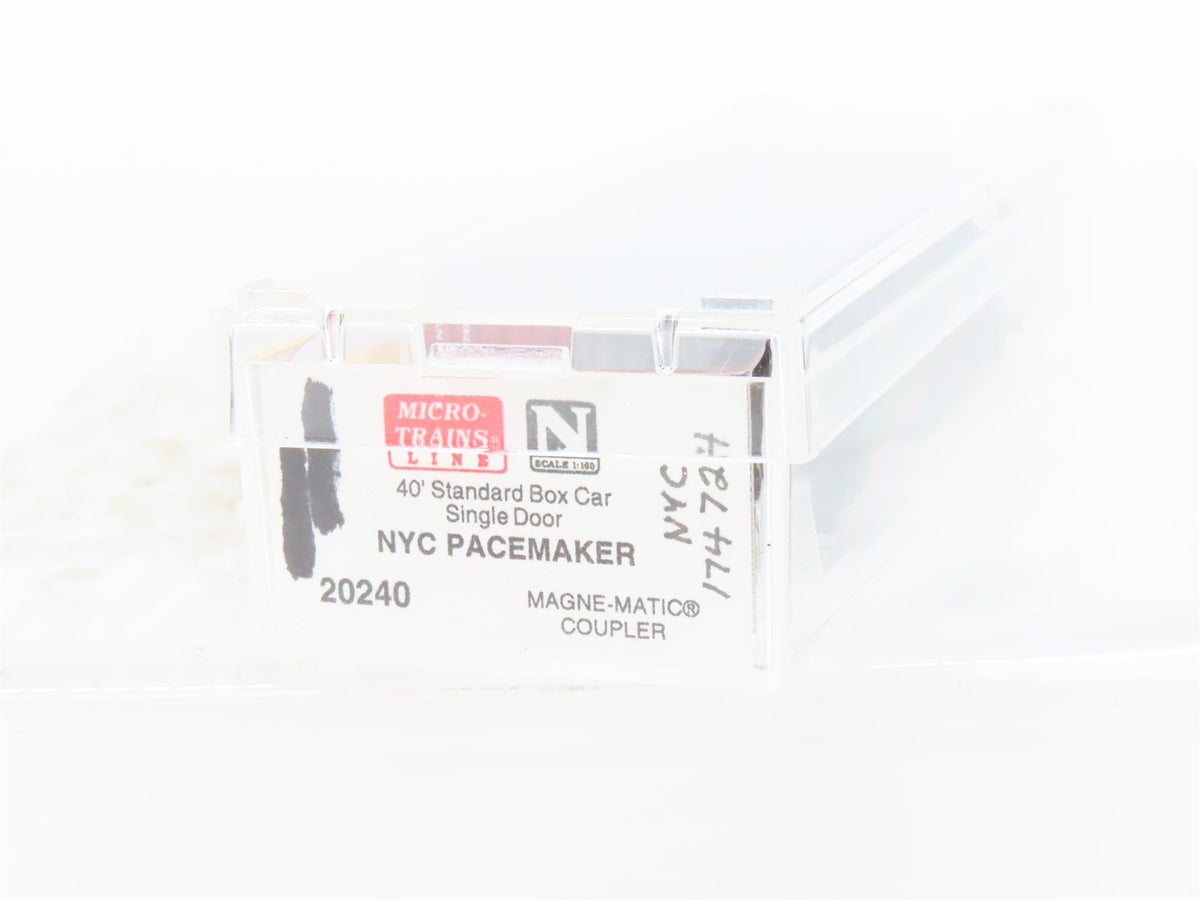 N Micro-Trains MTL 20240 NYC New York Central &quot;Pacemaker&quot; 40&#39; Box Car #174724