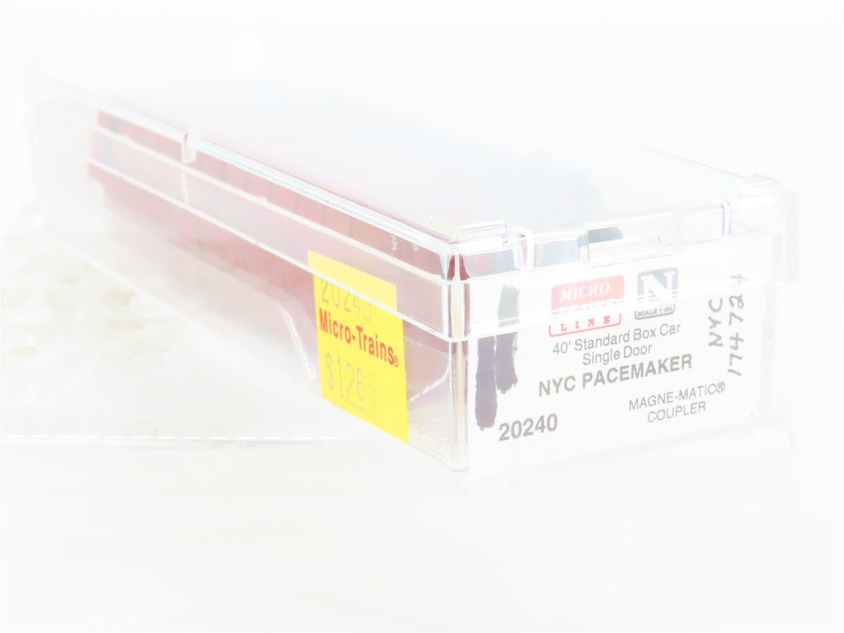 N Micro-Trains MTL 20240 NYC New York Central &quot;Pacemaker&quot; 40&#39; Box Car #174724