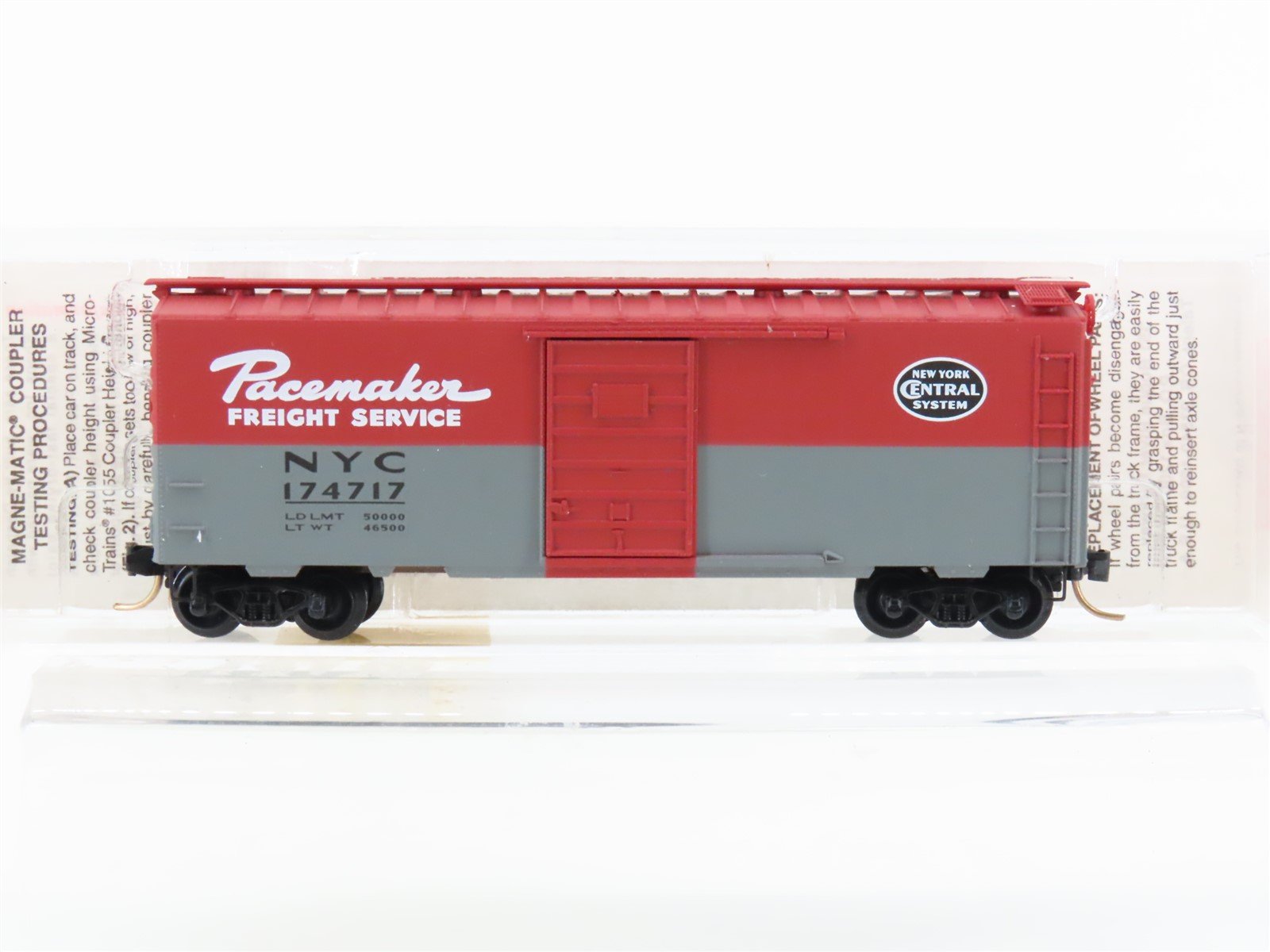 N Micro-Trains MTL 20240 NYC New York Central "Pacemaker" 40' Box Car #174717
