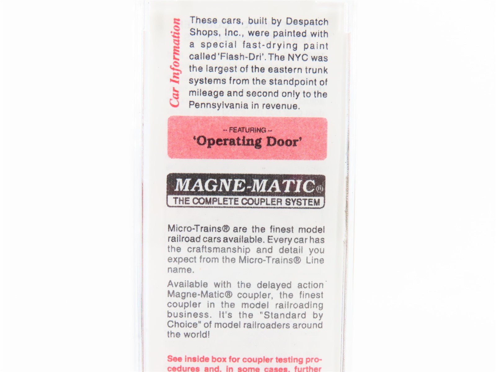 N Micro-Trains MTL 20240 NYC New York Central 