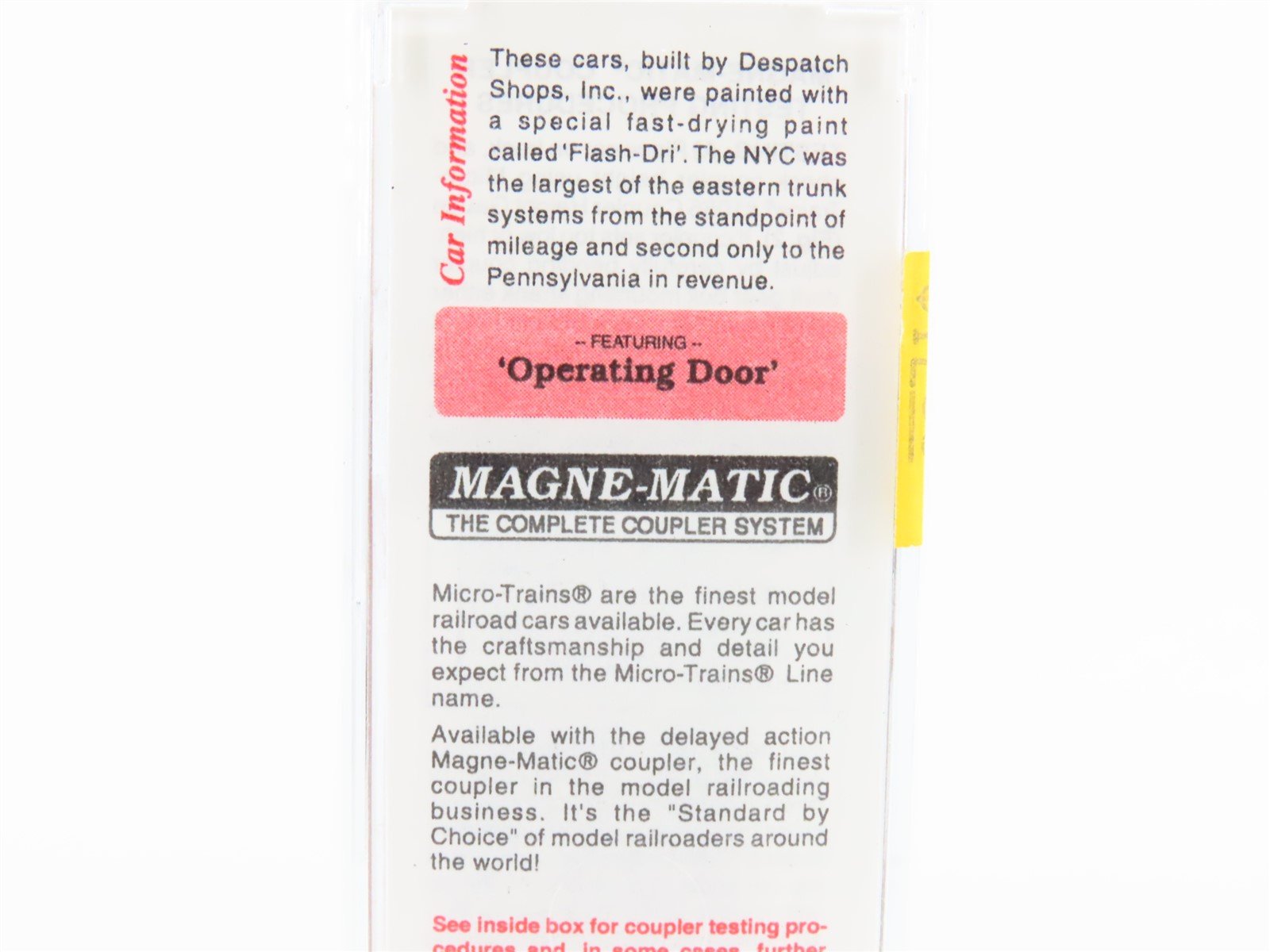 N Micro-Trains MTL 20240 NYC New York Central 