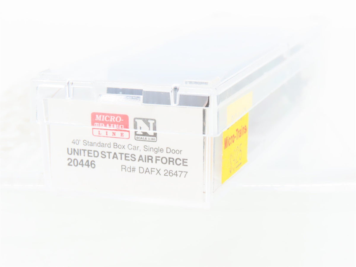 N Scale Micro-Trains MTL 20446 DAFX United States Air Force 40&#39; Box Car #26477