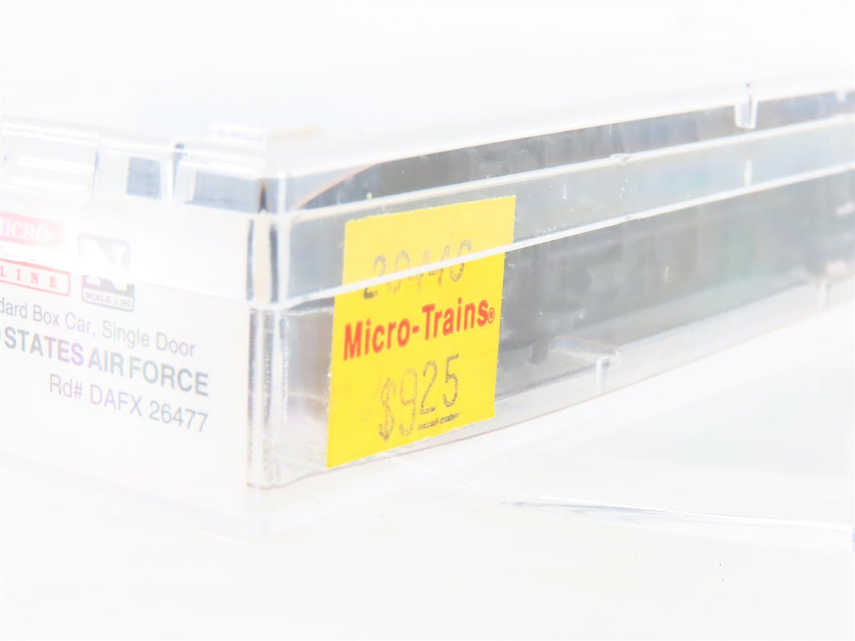 N Scale Micro-Trains MTL 20446 DAFX United States Air Force 40&#39; Box Car #26477