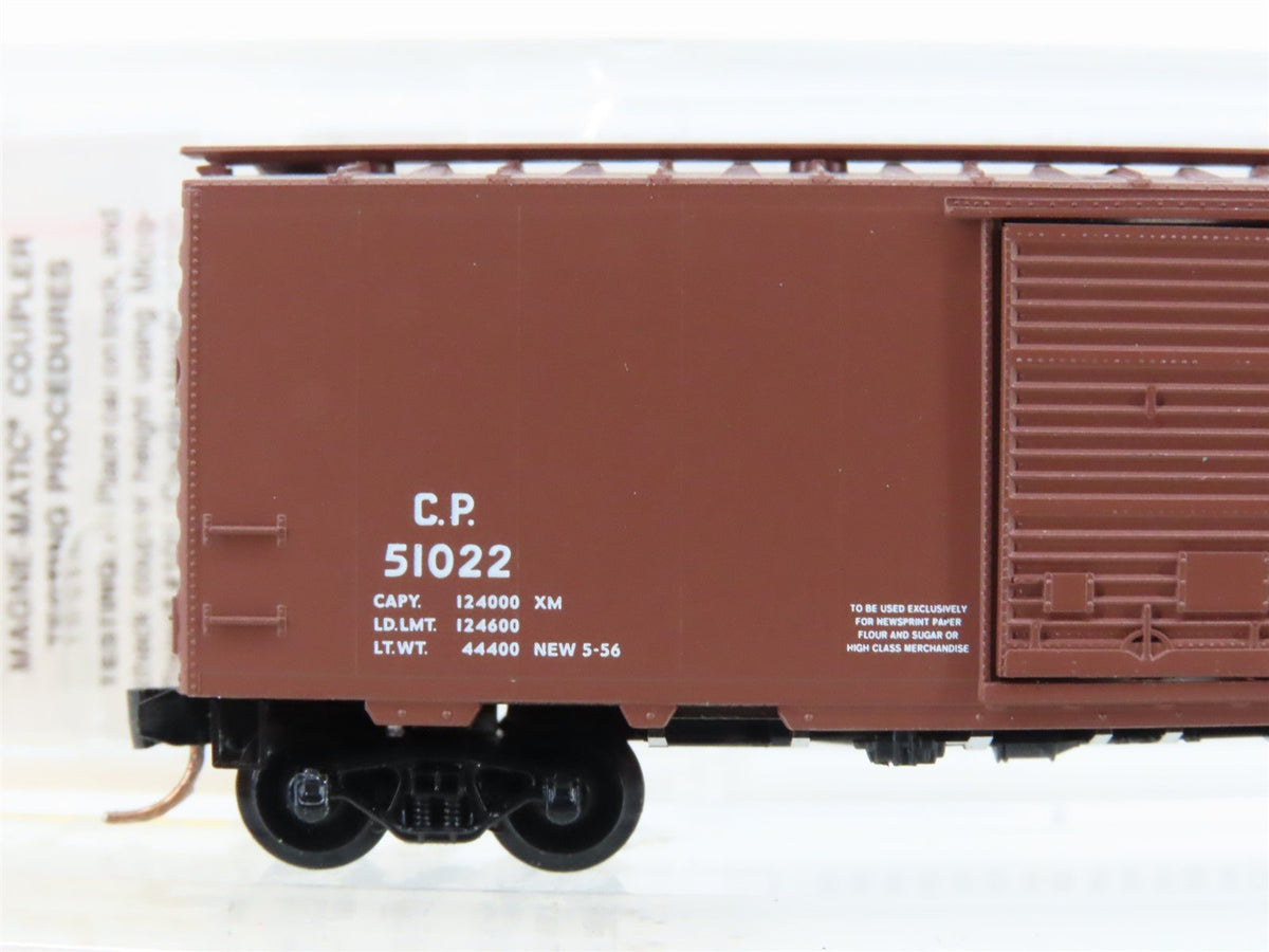 N Micro-Trains MTL 20436 CP Canadian Pacific 40&#39; Single Door Box Car #51022