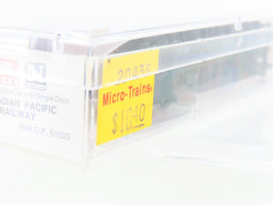 N Micro-Trains MTL 20436 CP Canadian Pacific 40' Single Door Box Car #51022