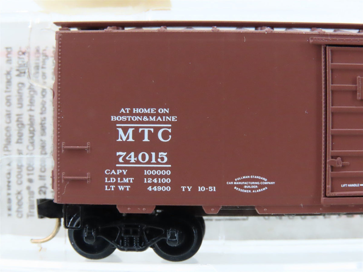 N Scale Micro-Trains MTL 20426 B&amp;M / MTC Minute Man Service Box Car #74015
