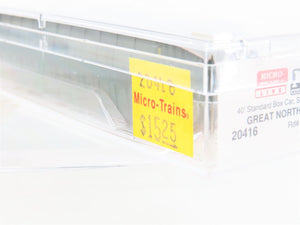 N Scale Micro-Trains MTL 20416 GN Great Northern 40' Single Door Box Car #2510