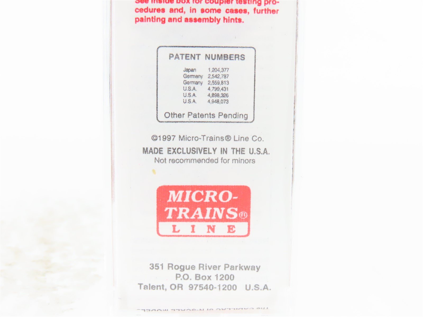 N Scale Micro-Trains MTL 20396 WM Western Maryland 