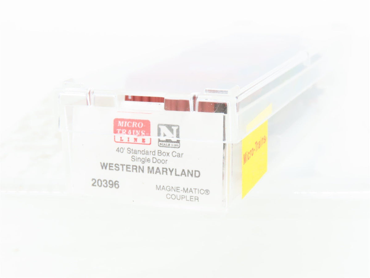 N Scale Micro-Trains MTL 20396 WM Western Maryland &quot;Fireball&quot; 40&#39; Box Car #29140