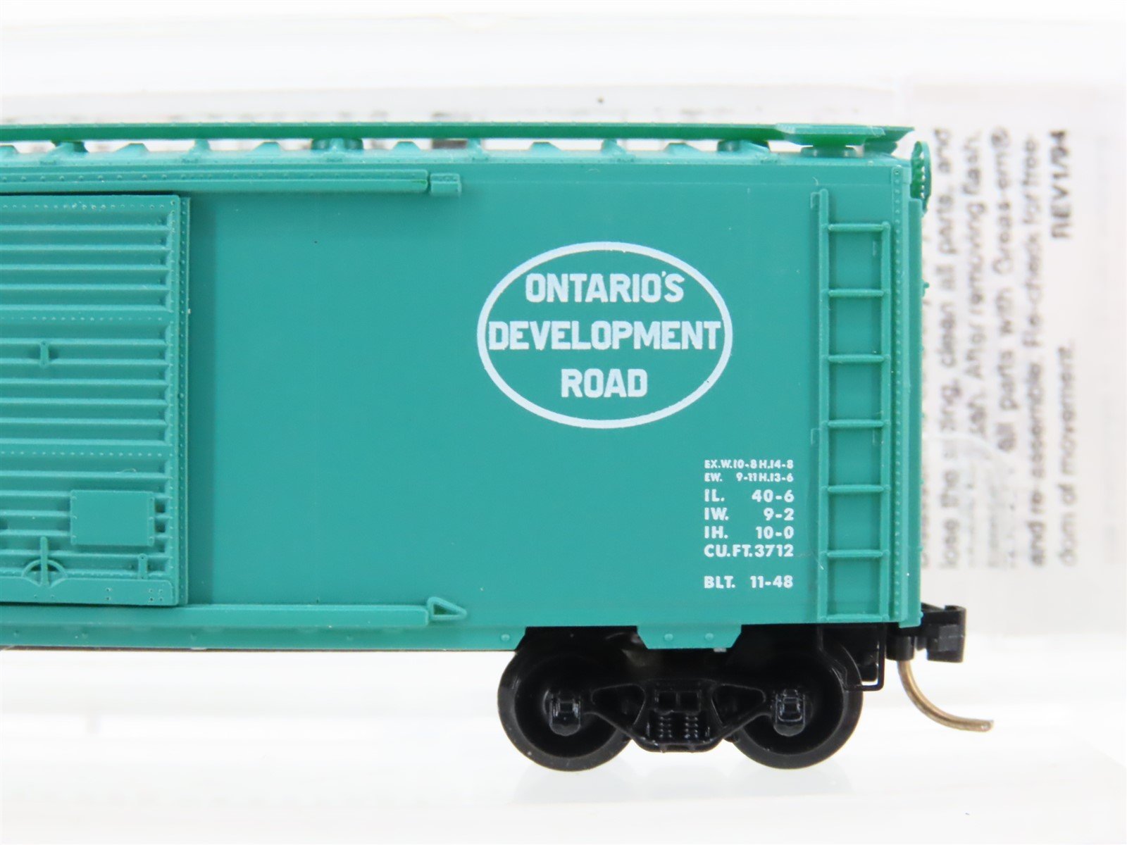 N Micro-Trains MTL 20386 ONT Ontario Northland 40' Single Door Box Car #90594