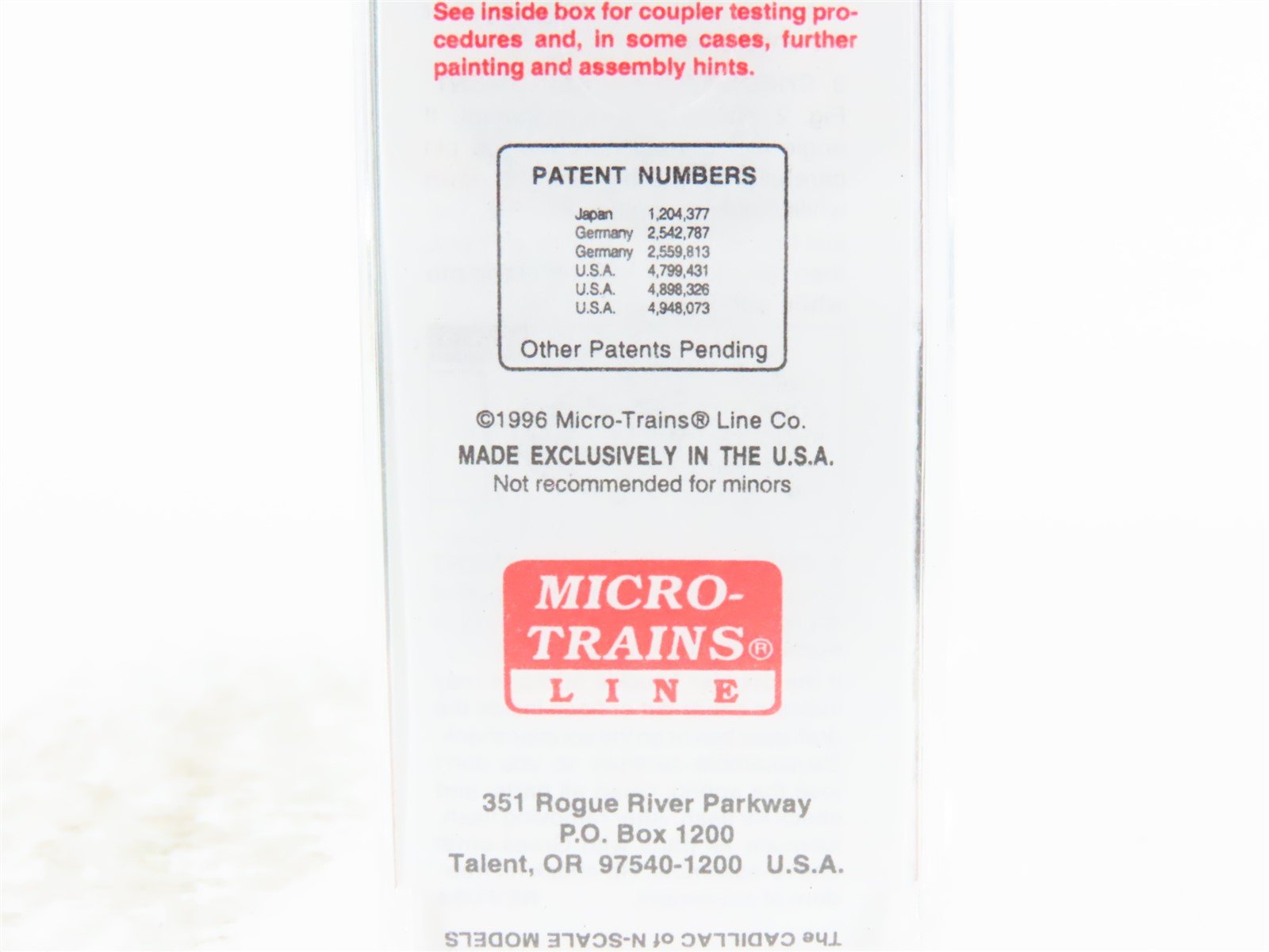 N Micro-Trains MTL 20386 ONT Ontario Northland 40' Single Door Box Car #90594