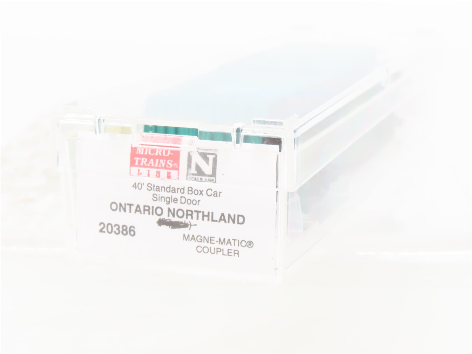 N Micro-Trains MTL 20386 ONT Ontario Northland 40' Single Door Box Car #90594