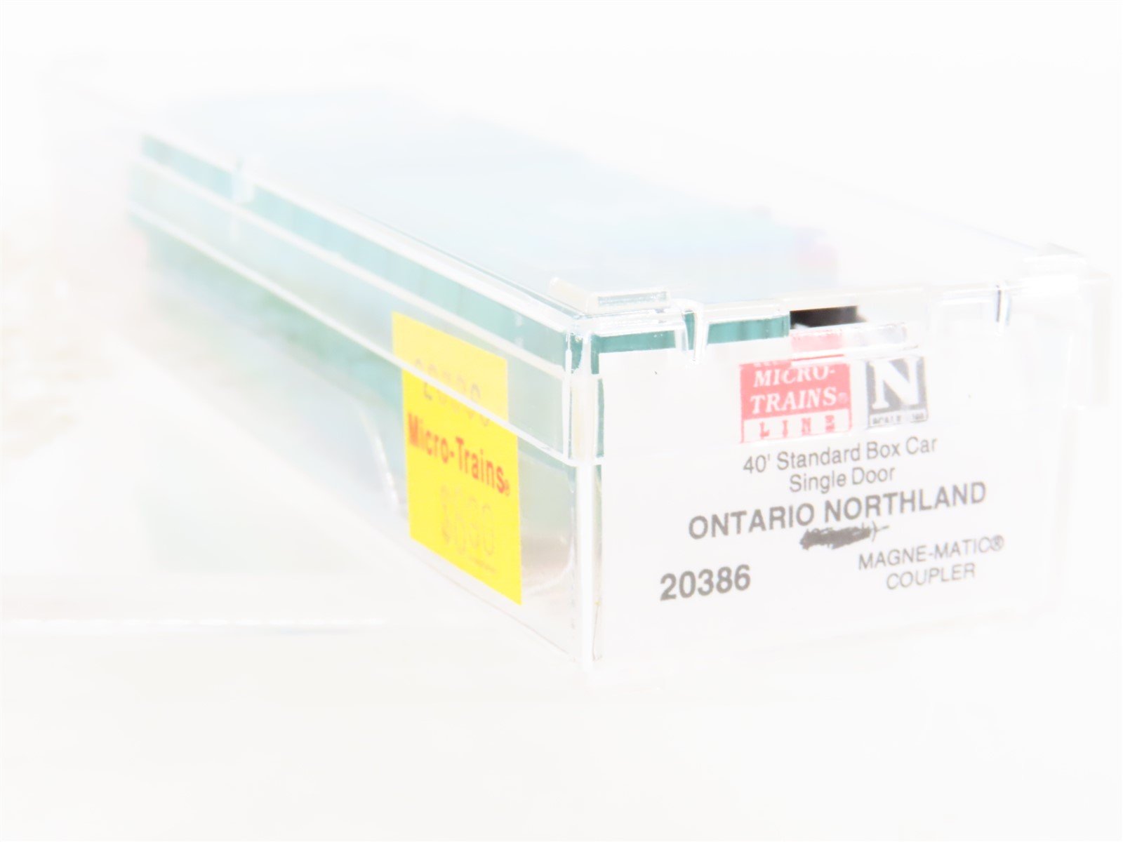 N Micro-Trains MTL 20386 ONT Ontario Northland 40' Single Door Box Car #90594