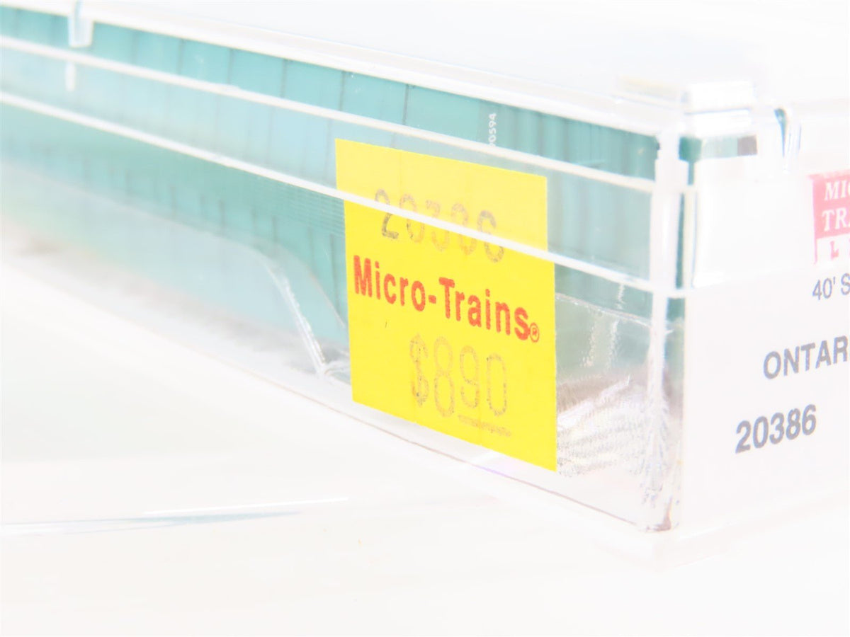 N Micro-Trains MTL 20386 ONT Ontario Northland 40&#39; Single Door Box Car #90594